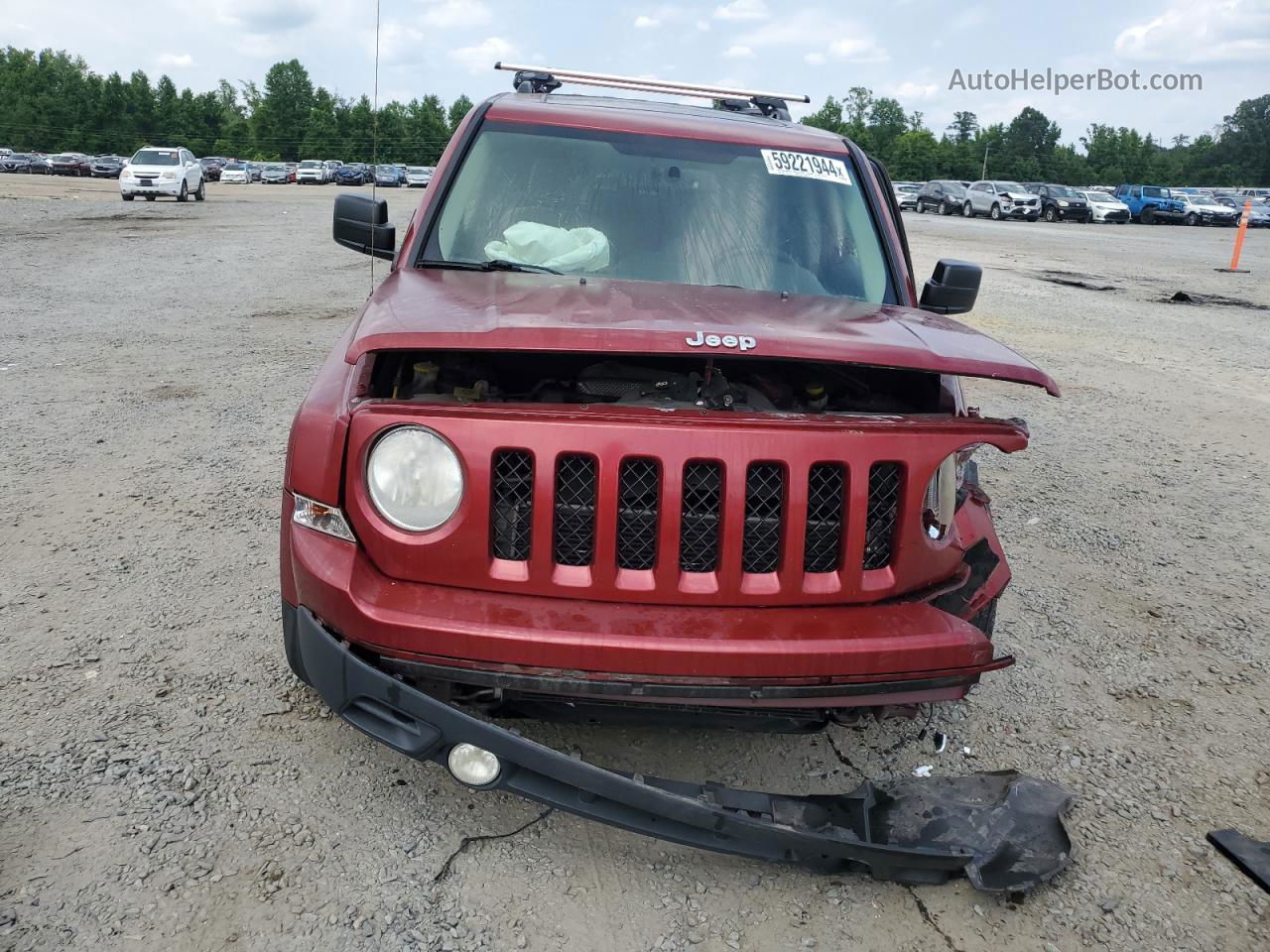 2014 Jeep Patriot Latitude Бордовый vin: 1C4NJRFB0ED762776