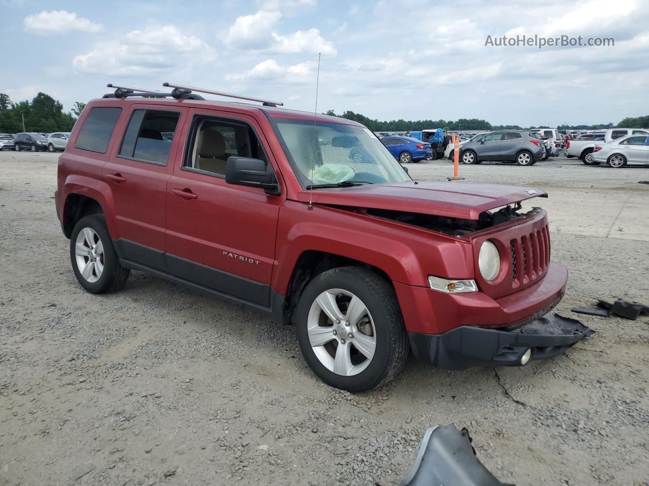 2014 Jeep Patriot Latitude Burgundy vin: 1C4NJRFB0ED762776