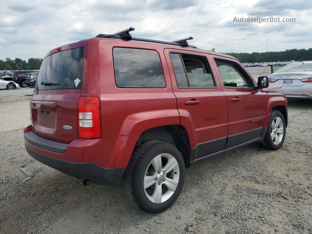 2014 Jeep Patriot Latitude Бордовый vin: 1C4NJRFB0ED762776