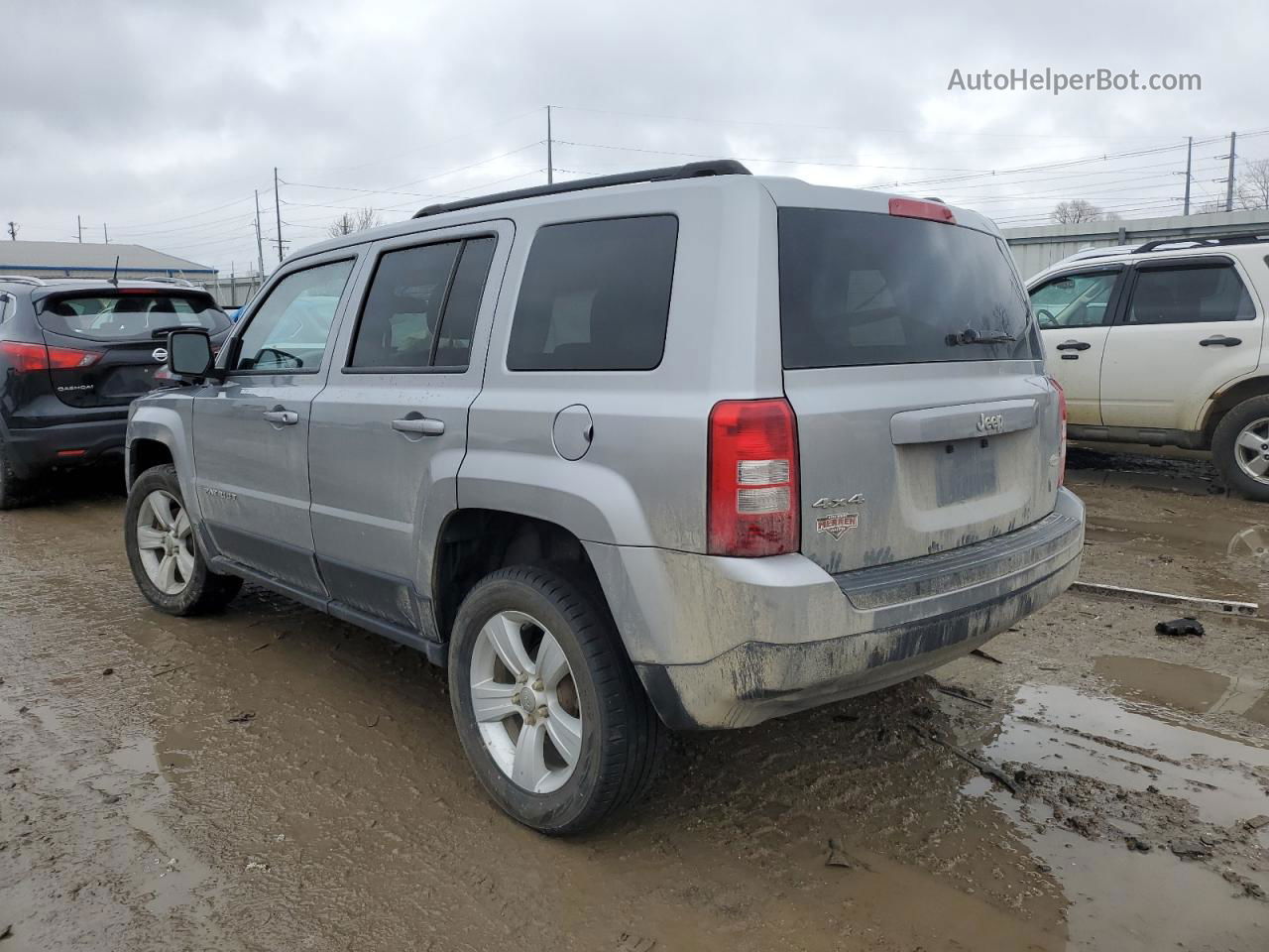 2014 Jeep Patriot Latitude Серебряный vin: 1C4NJRFB0ED792182