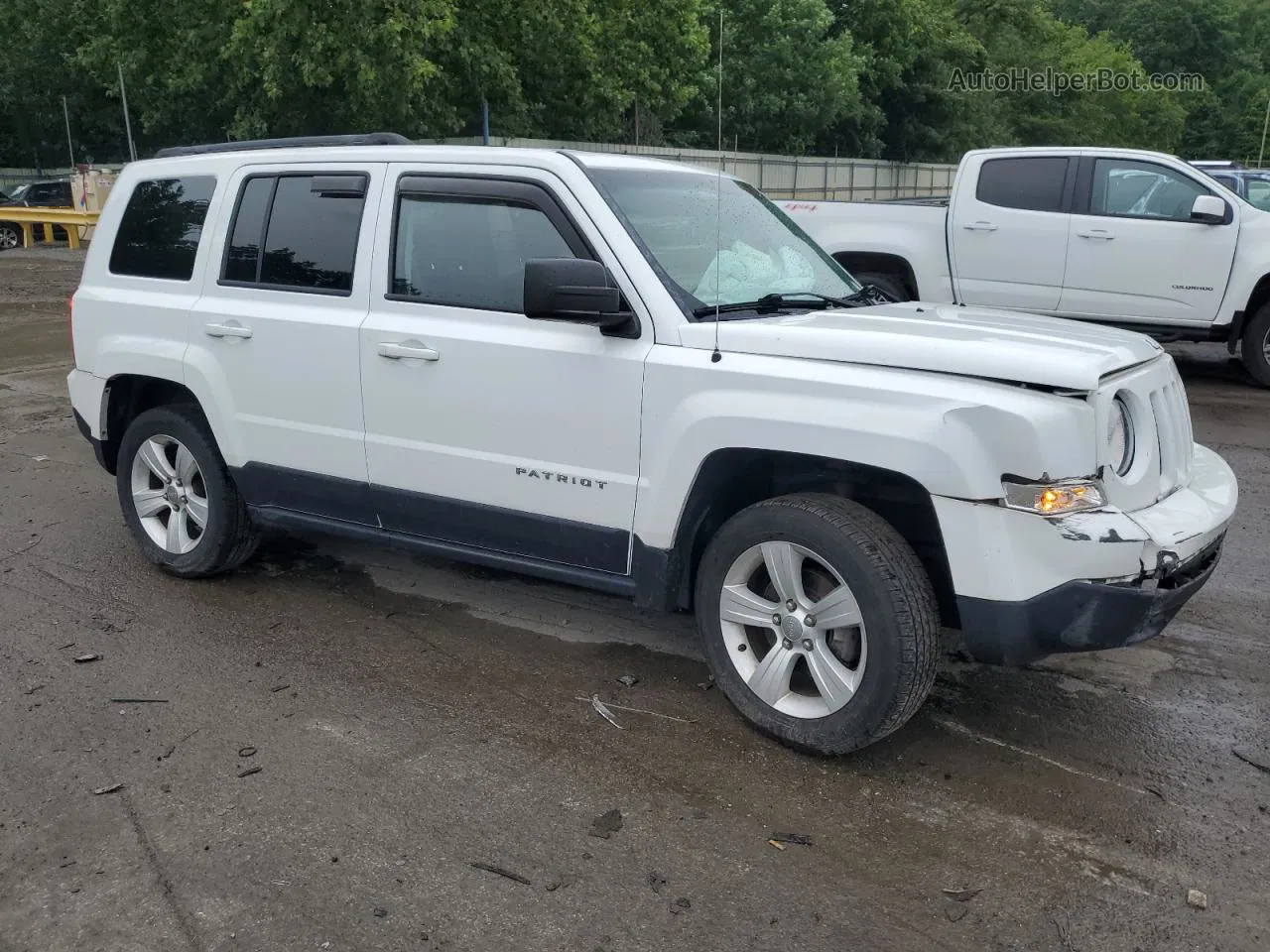 2016 Jeep Patriot Latitude White vin: 1C4NJRFB0GD618826