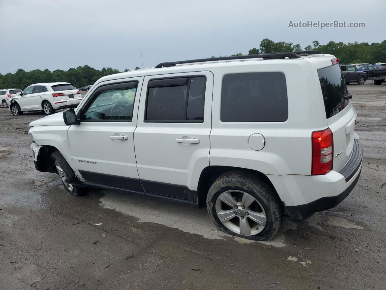 2016 Jeep Patriot Latitude Белый vin: 1C4NJRFB0GD618826