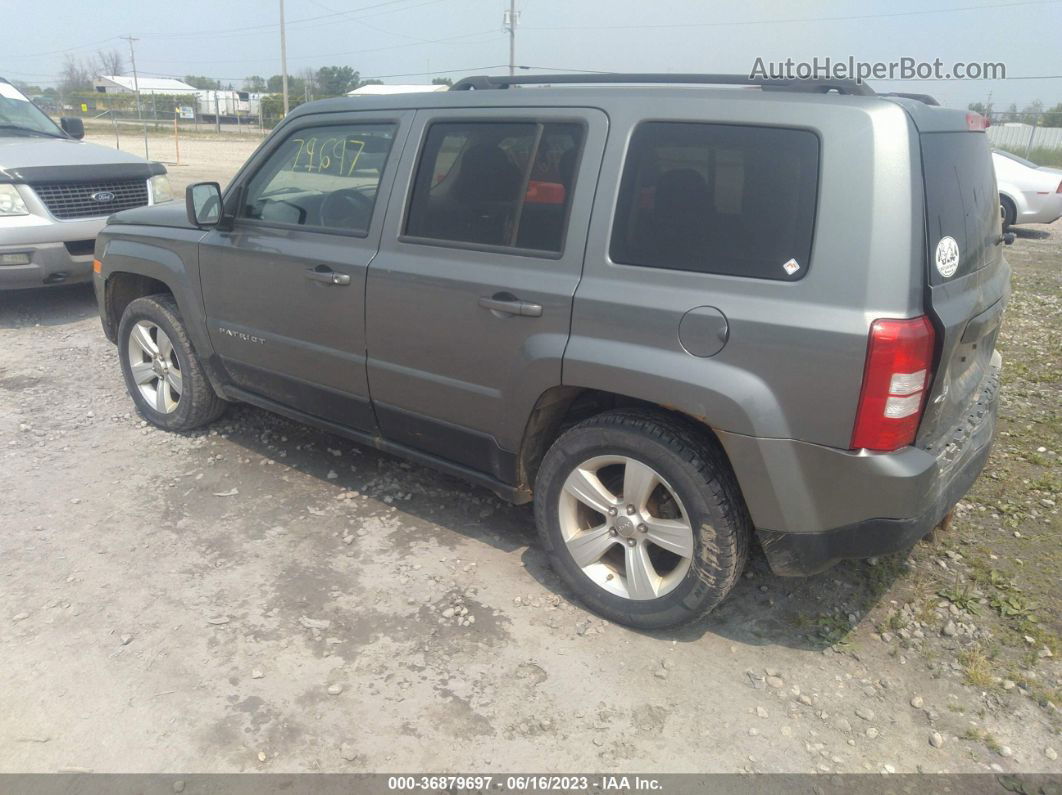 2012 Jeep Patriot Latitude Серый vin: 1C4NJRFB1CD638819