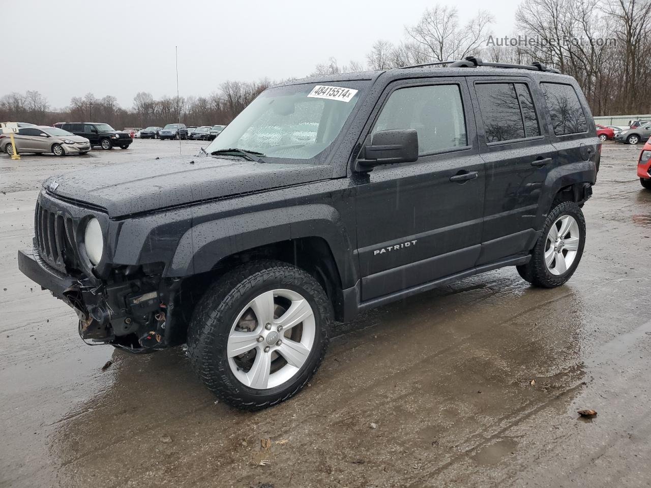 2014 Jeep Patriot Latitude Black vin: 1C4NJRFB1ED659219