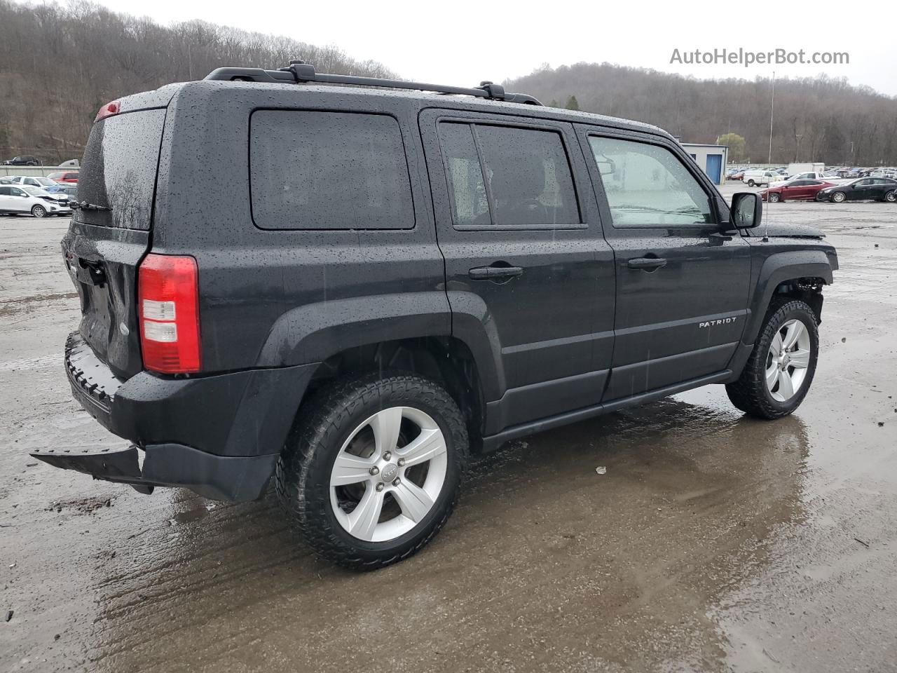 2014 Jeep Patriot Latitude Black vin: 1C4NJRFB1ED659219