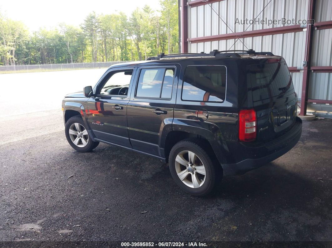 2014 Jeep Patriot Latitude Черный vin: 1C4NJRFB1ED761104