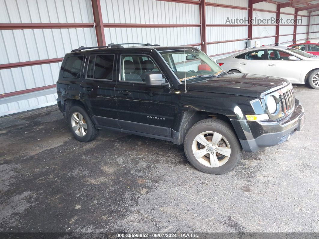 2014 Jeep Patriot Latitude Черный vin: 1C4NJRFB1ED761104