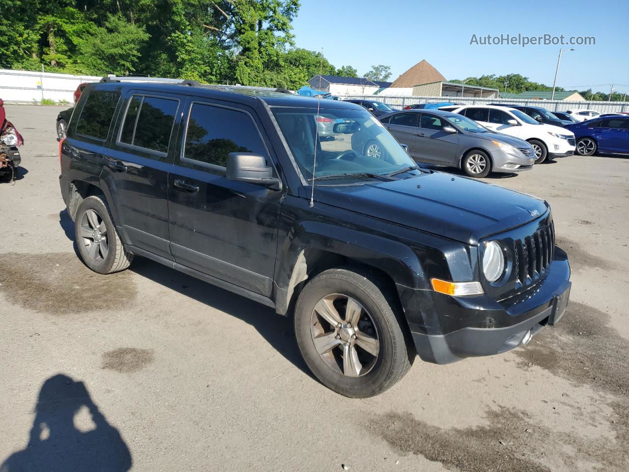 2016 Jeep Patriot Latitude Black vin: 1C4NJRFB1GD772543