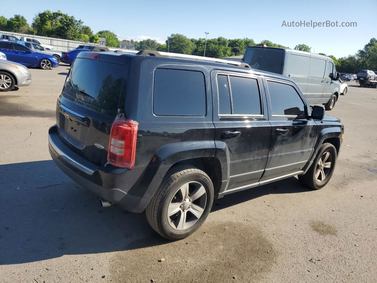 2016 Jeep Patriot Latitude Black vin: 1C4NJRFB1GD772543