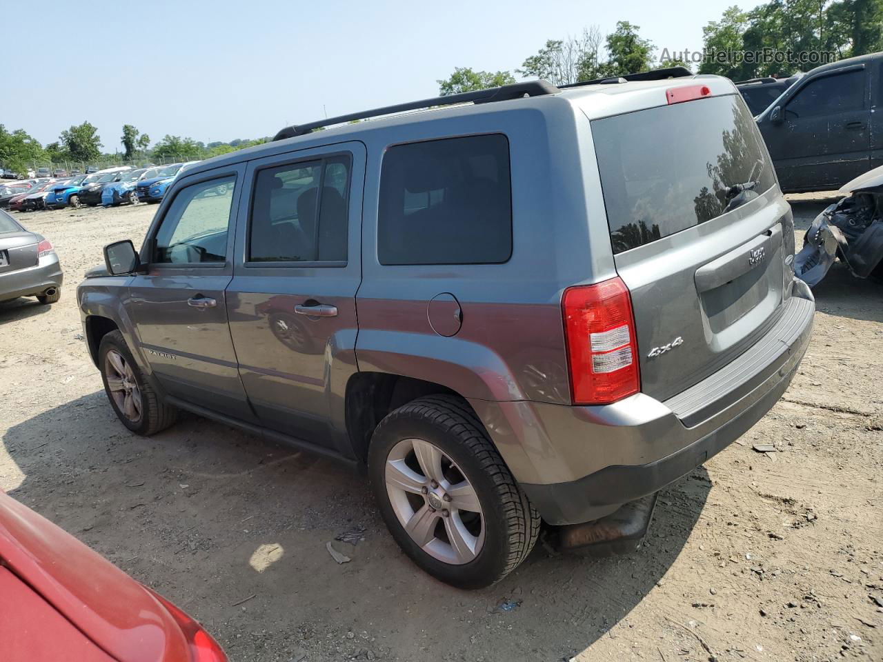 2012 Jeep Patriot Latitude Gray vin: 1C4NJRFB2CD609085