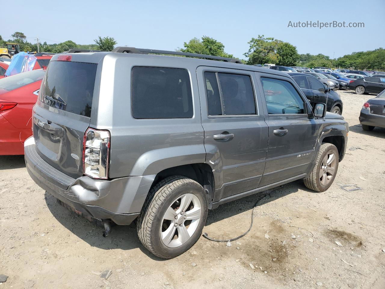 2012 Jeep Patriot Latitude Gray vin: 1C4NJRFB2CD609085