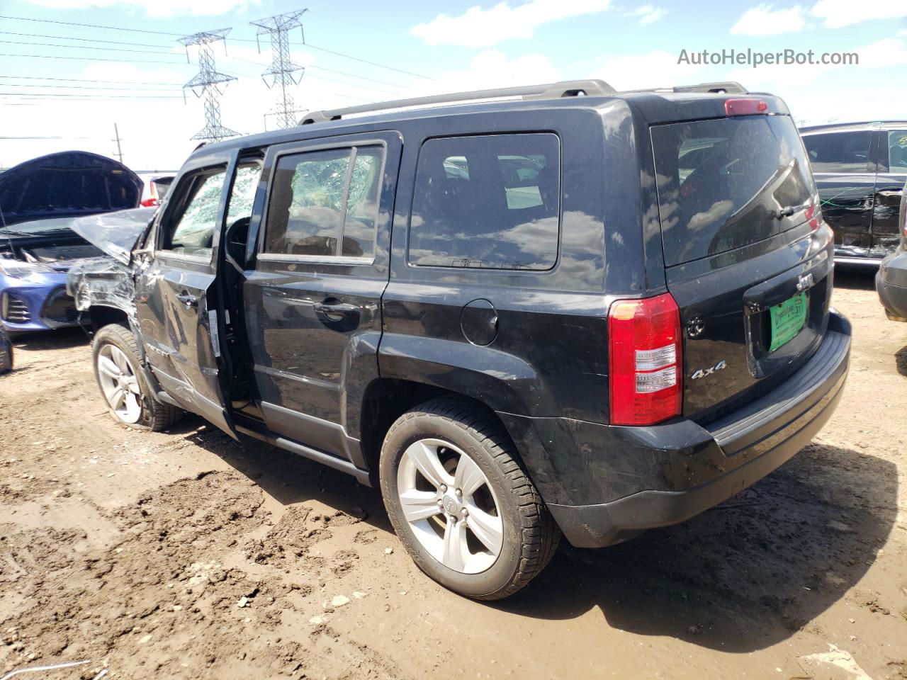 2014 Jeep Patriot Latitude Black vin: 1C4NJRFB2ED507160