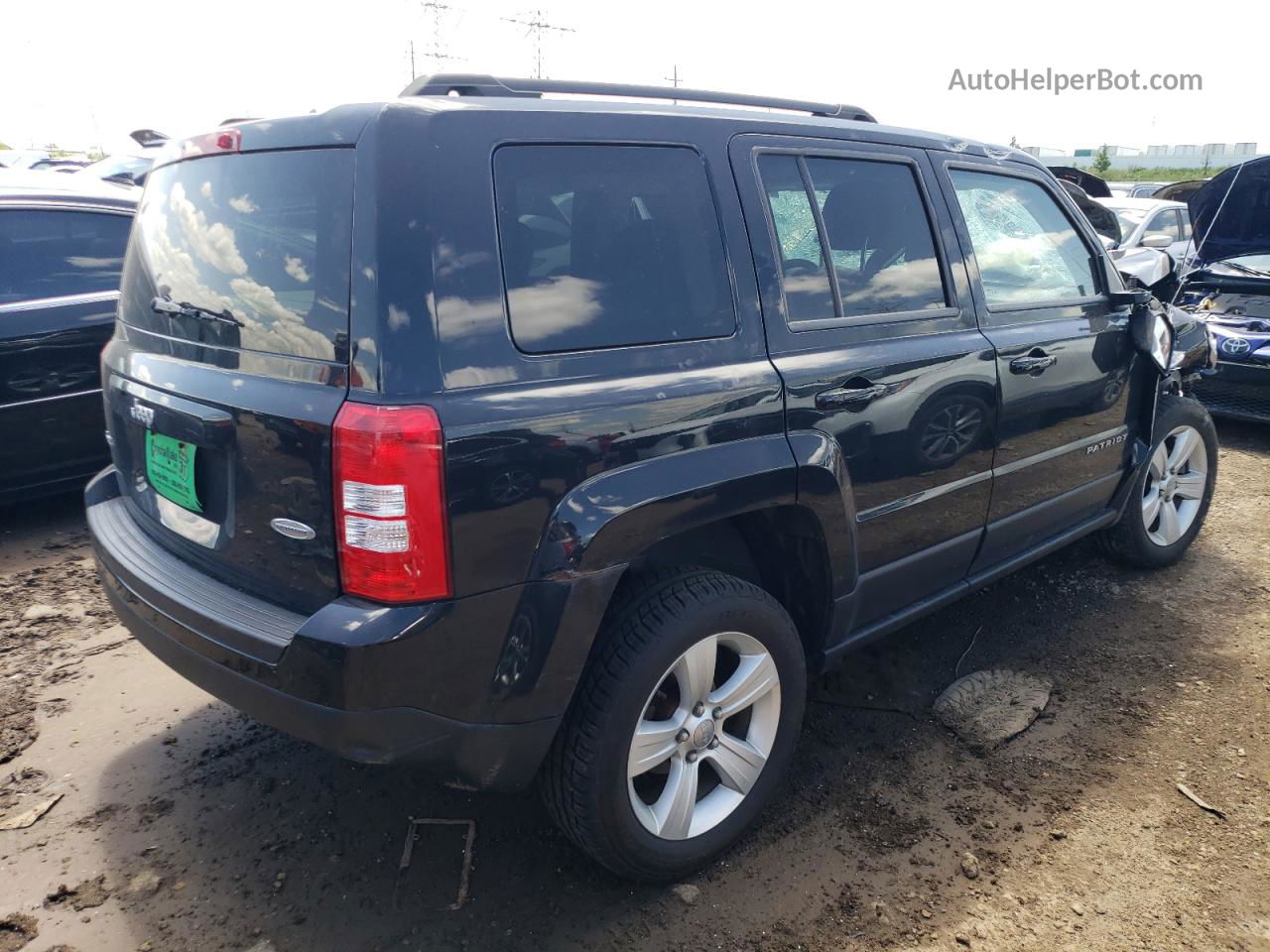 2014 Jeep Patriot Latitude Black vin: 1C4NJRFB2ED507160