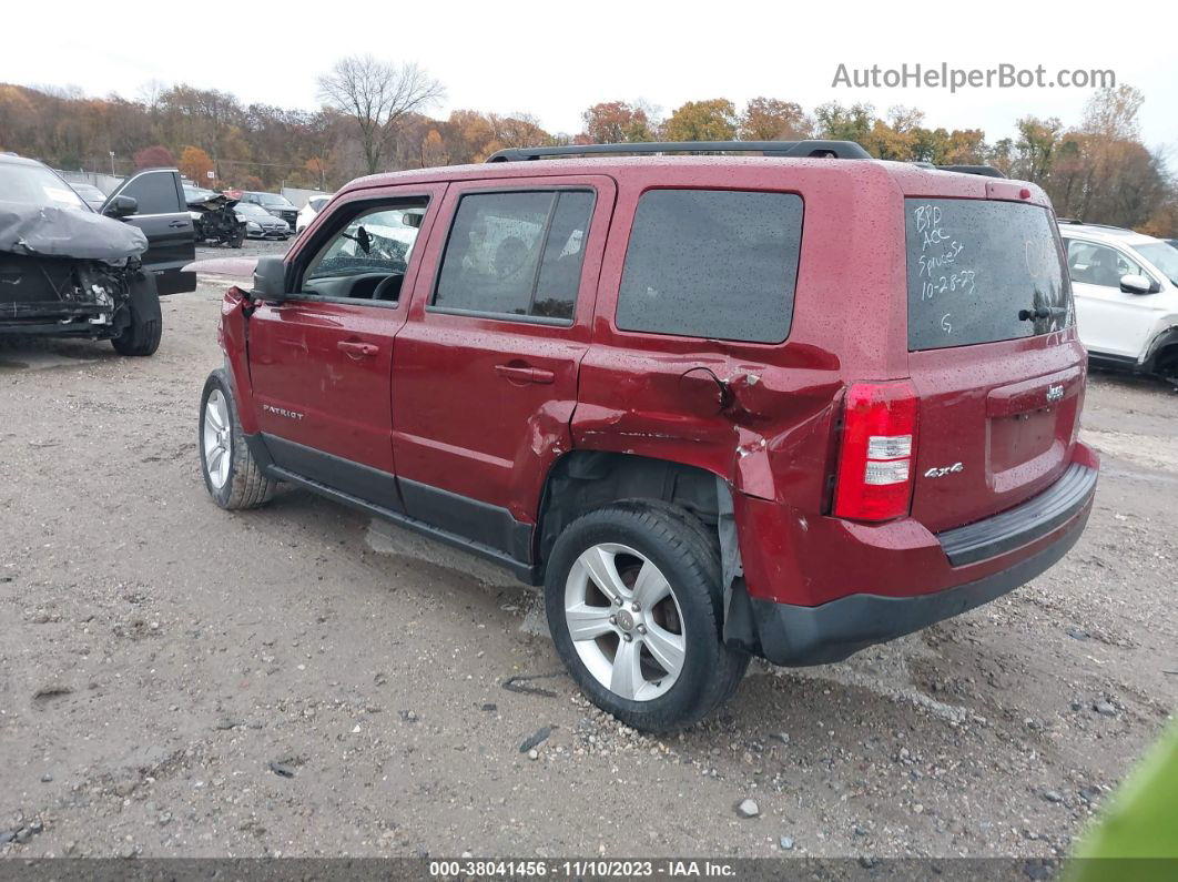 2014 Jeep Patriot Latitude Красный vin: 1C4NJRFB2ED512293