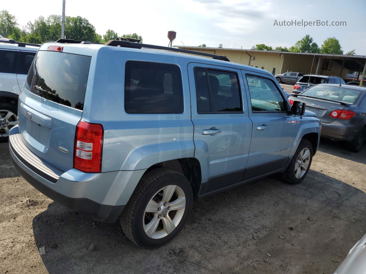 2014 Jeep Patriot Latitude Синий vin: 1C4NJRFB2ED532284