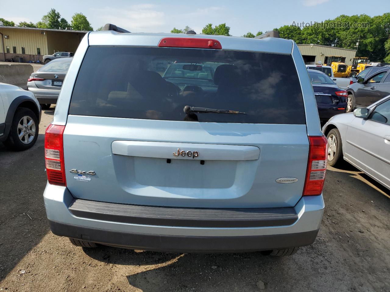 2014 Jeep Patriot Latitude Синий vin: 1C4NJRFB2ED532284