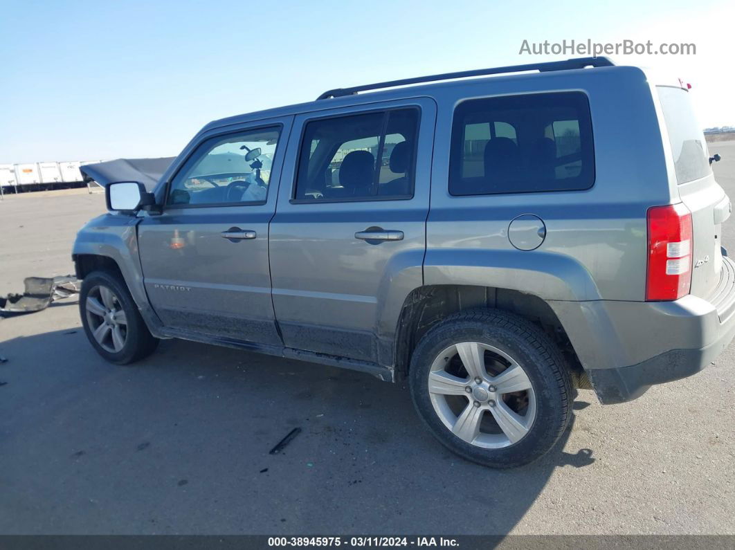 2014 Jeep Patriot Latitude Gray vin: 1C4NJRFB2ED546461