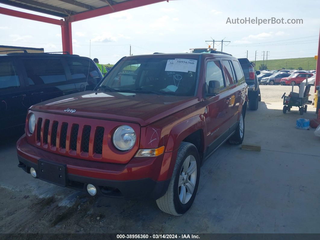 2014 Jeep Patriot Latitude Red vin: 1C4NJRFB2ED586314