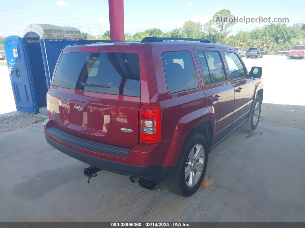 2014 Jeep Patriot Latitude Red vin: 1C4NJRFB2ED586314