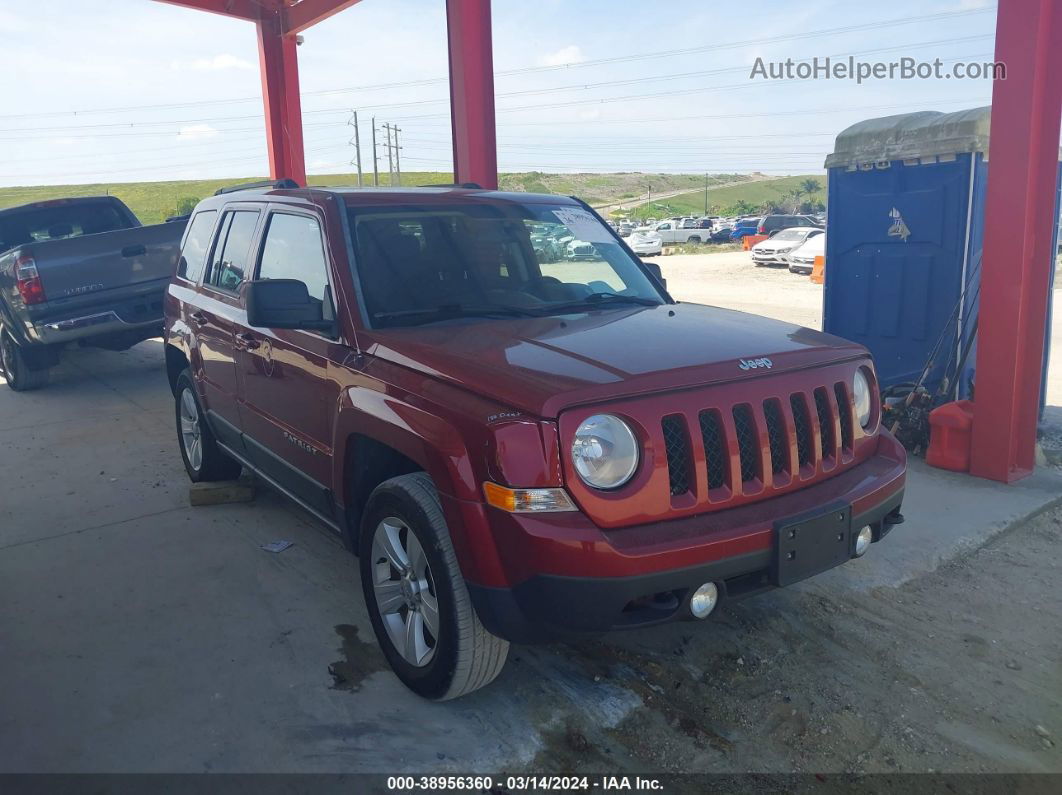 2014 Jeep Patriot Latitude Red vin: 1C4NJRFB2ED586314