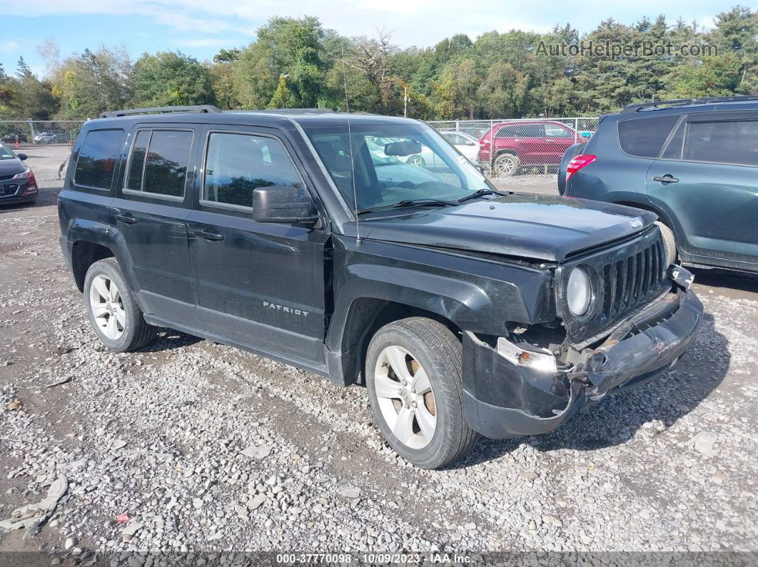 2014 Jeep Patriot Latitude Black vin: 1C4NJRFB2ED766103