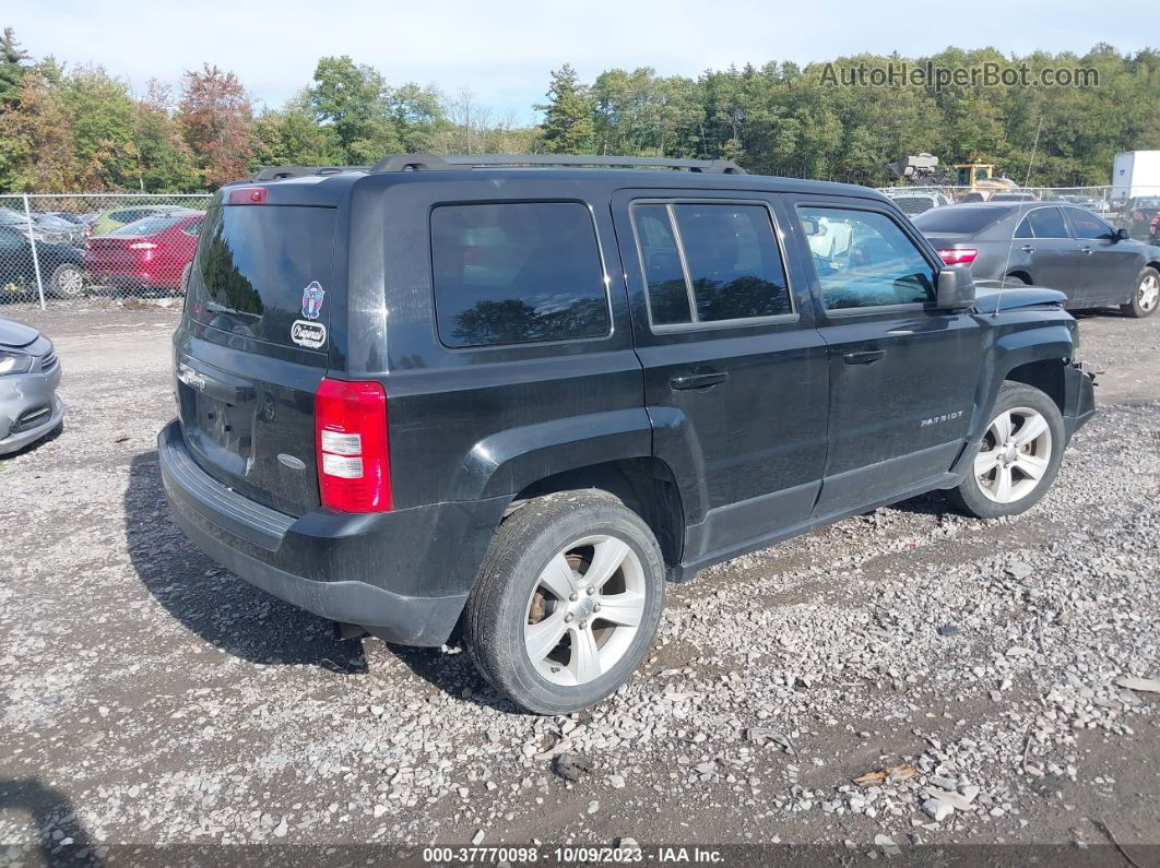 2014 Jeep Patriot Latitude Black vin: 1C4NJRFB2ED766103