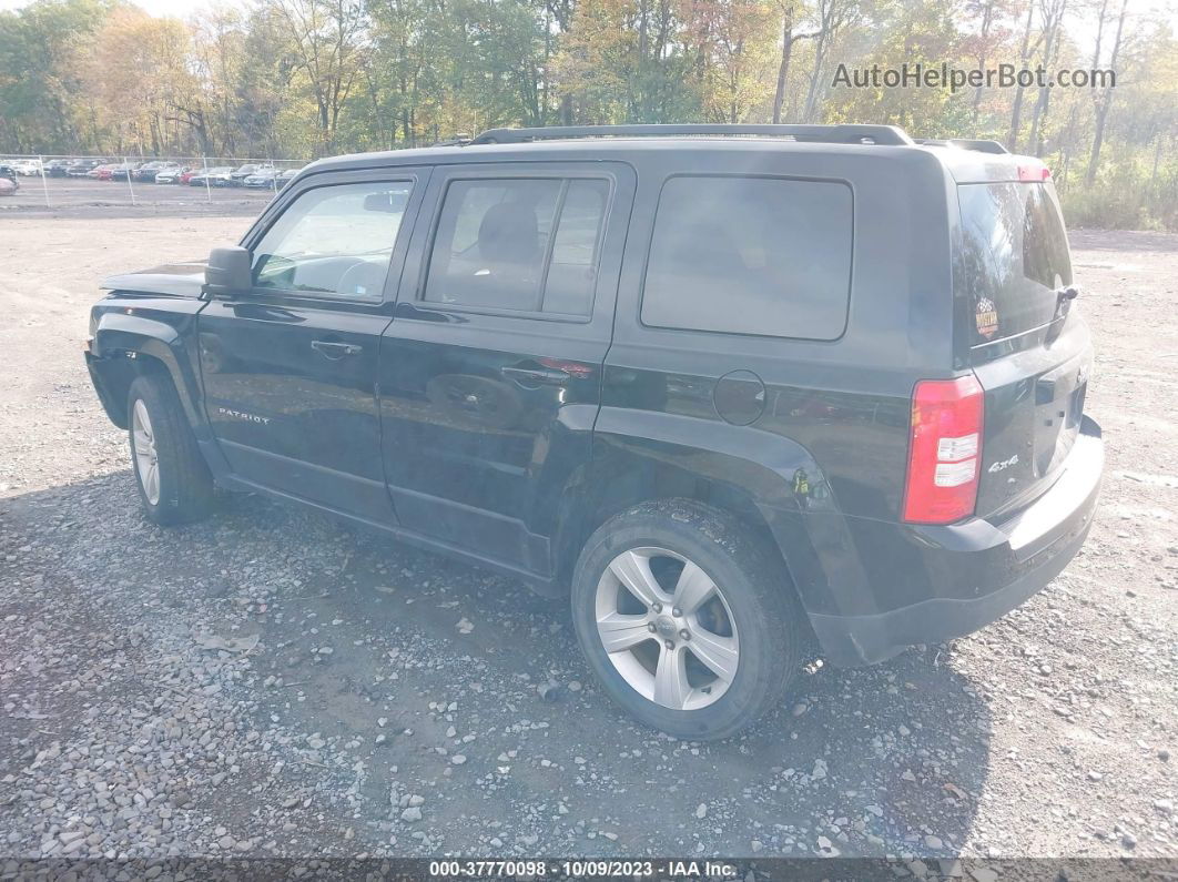 2014 Jeep Patriot Latitude Black vin: 1C4NJRFB2ED766103