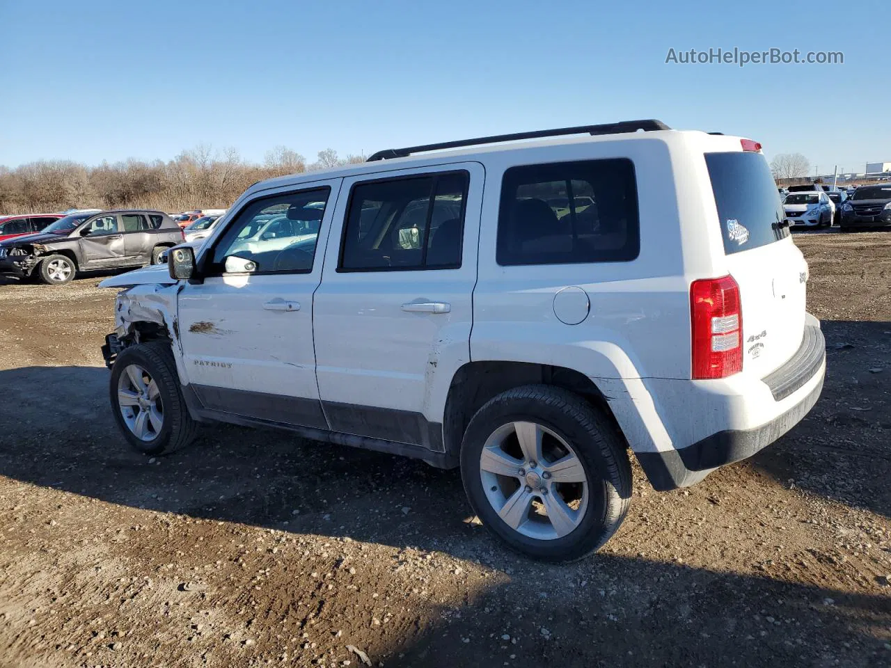 2016 Jeep Patriot Latitude White vin: 1C4NJRFB2GD618312