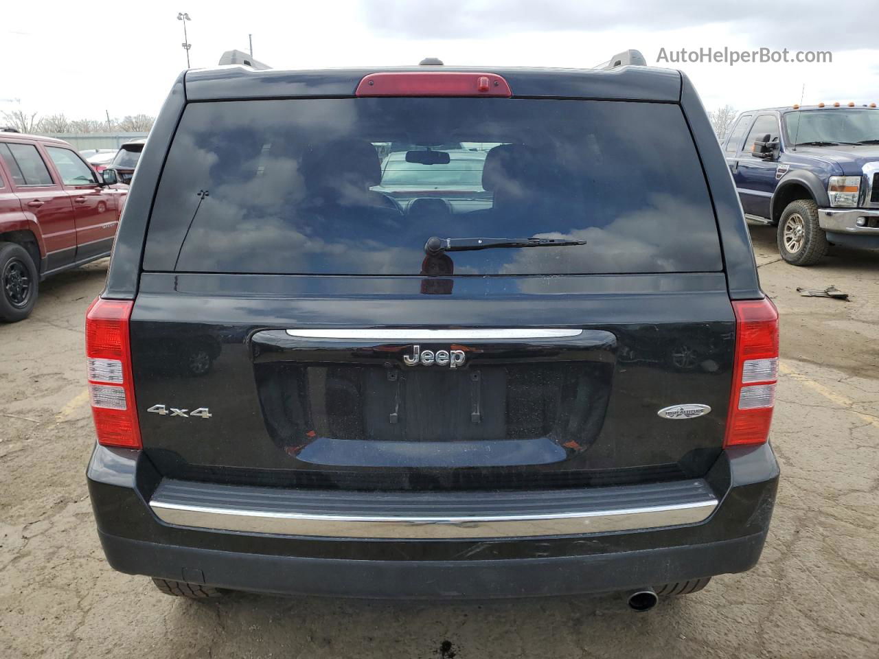 2016 Jeep Patriot Latitude Черный vin: 1C4NJRFB2GD632520