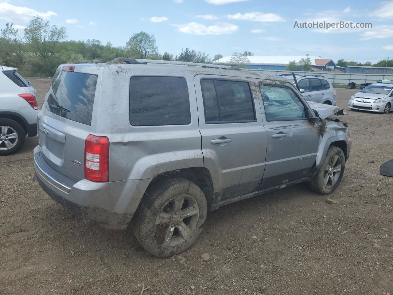 2016 Jeep Patriot Latitude Silver vin: 1C4NJRFB2GD746825