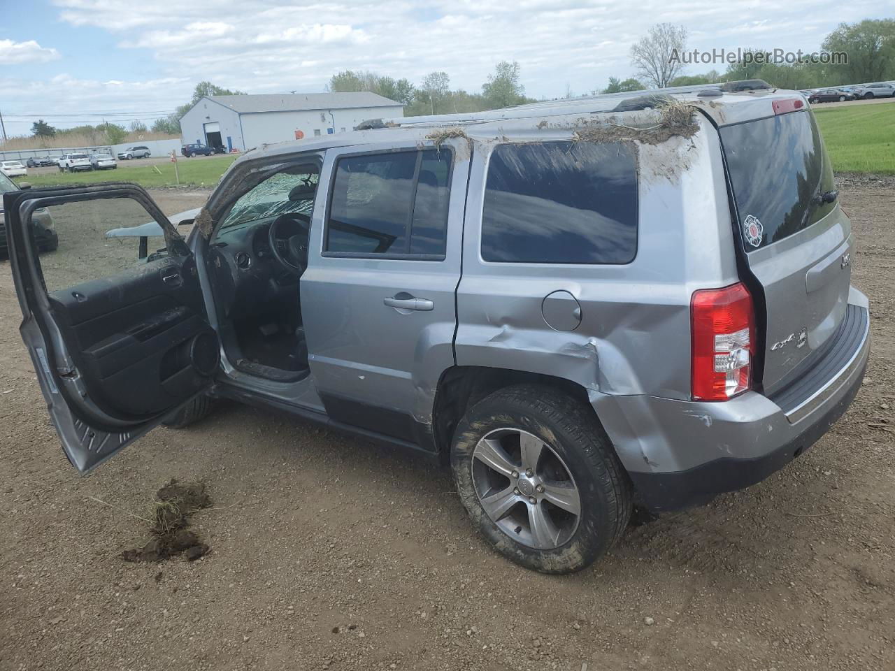 2016 Jeep Patriot Latitude Silver vin: 1C4NJRFB2GD746825