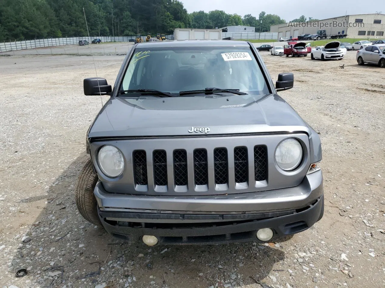 2014 Jeep Patriot Latitude Gray vin: 1C4NJRFB3ED546291