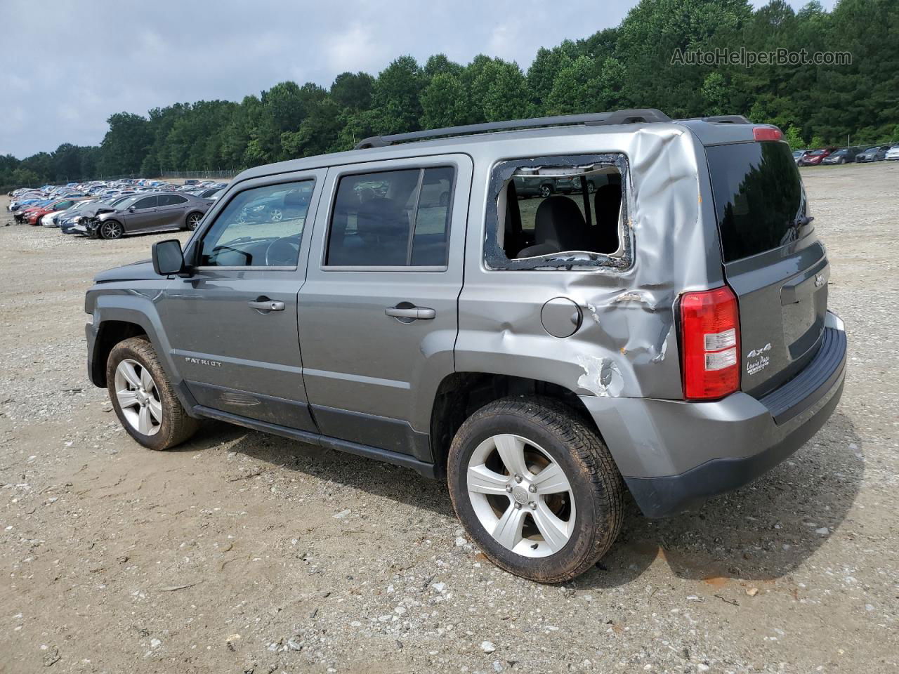 2014 Jeep Patriot Latitude Gray vin: 1C4NJRFB3ED546291