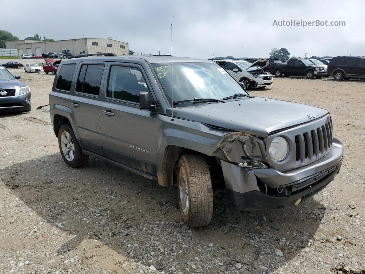 2014 Jeep Patriot Latitude Gray vin: 1C4NJRFB3ED546291