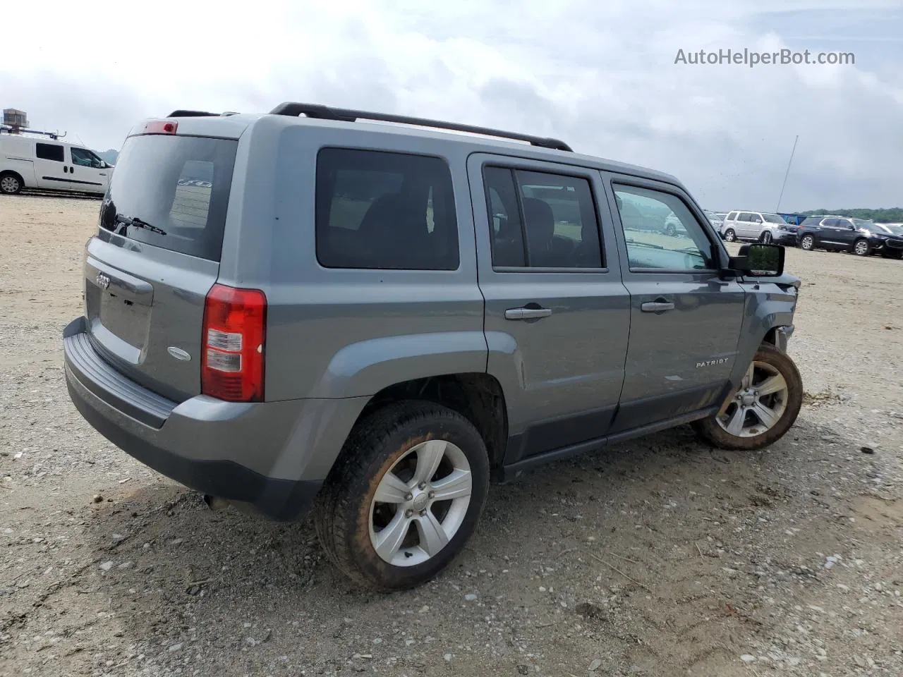 2014 Jeep Patriot Latitude Gray vin: 1C4NJRFB3ED546291