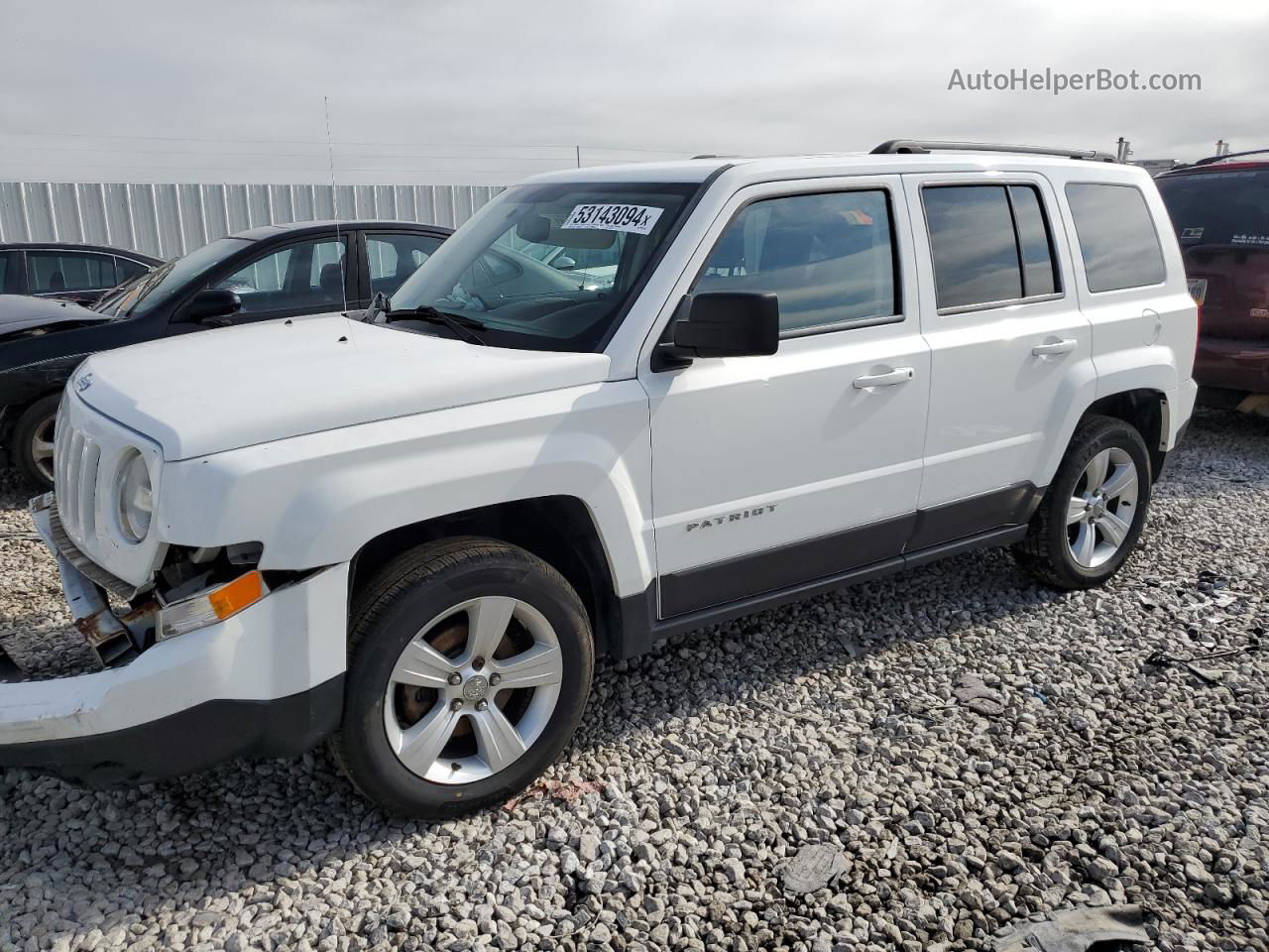 2014 Jeep Patriot Latitude White vin: 1C4NJRFB3ED546971