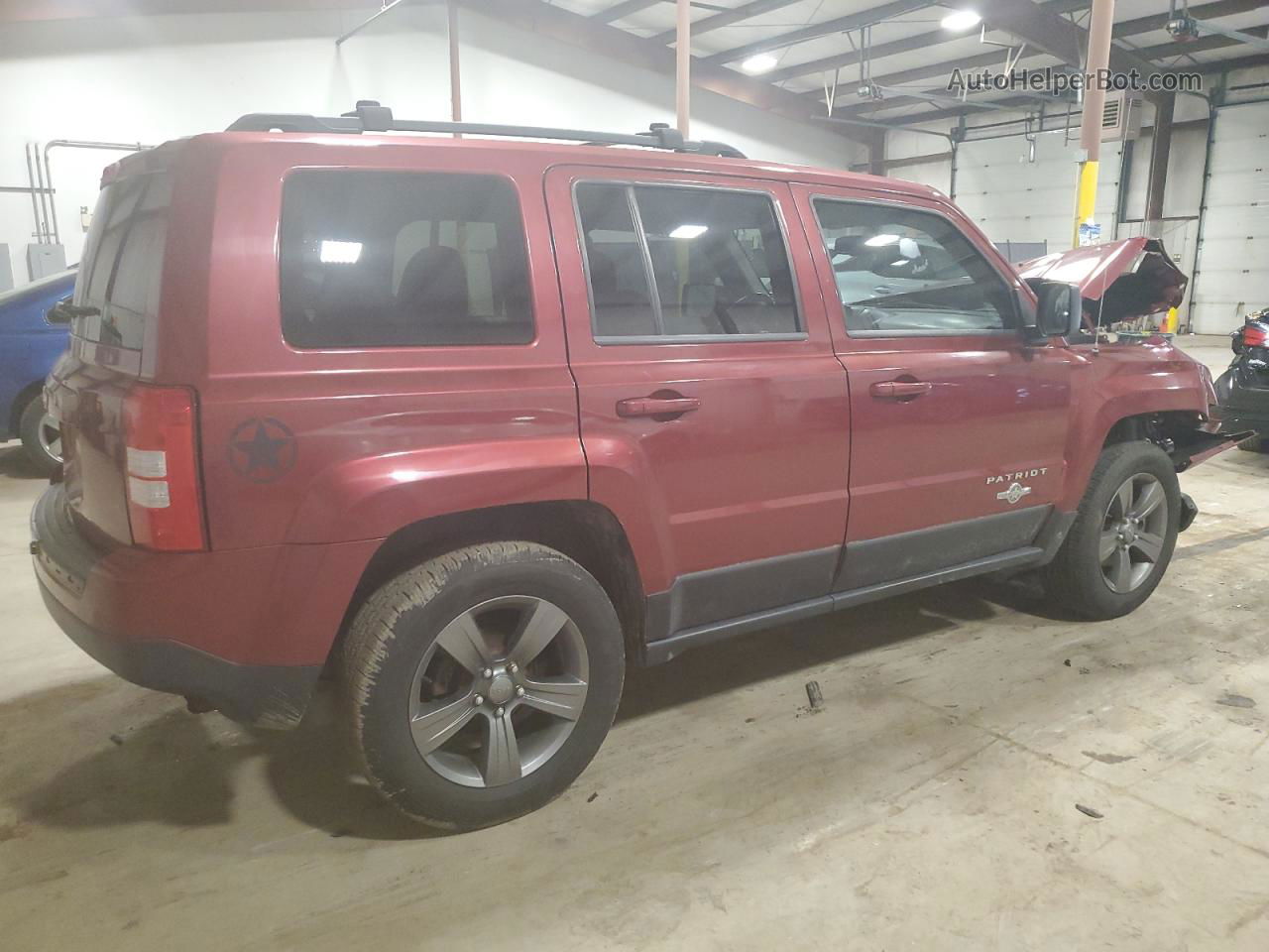 2014 Jeep Patriot Latitude Red vin: 1C4NJRFB3ED585625