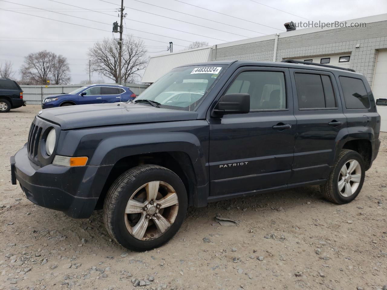 2014 Jeep Patriot Latitude Синий vin: 1C4NJRFB3ED616579