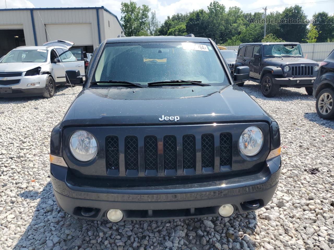 2014 Jeep Patriot Latitude Black vin: 1C4NJRFB3ED809752