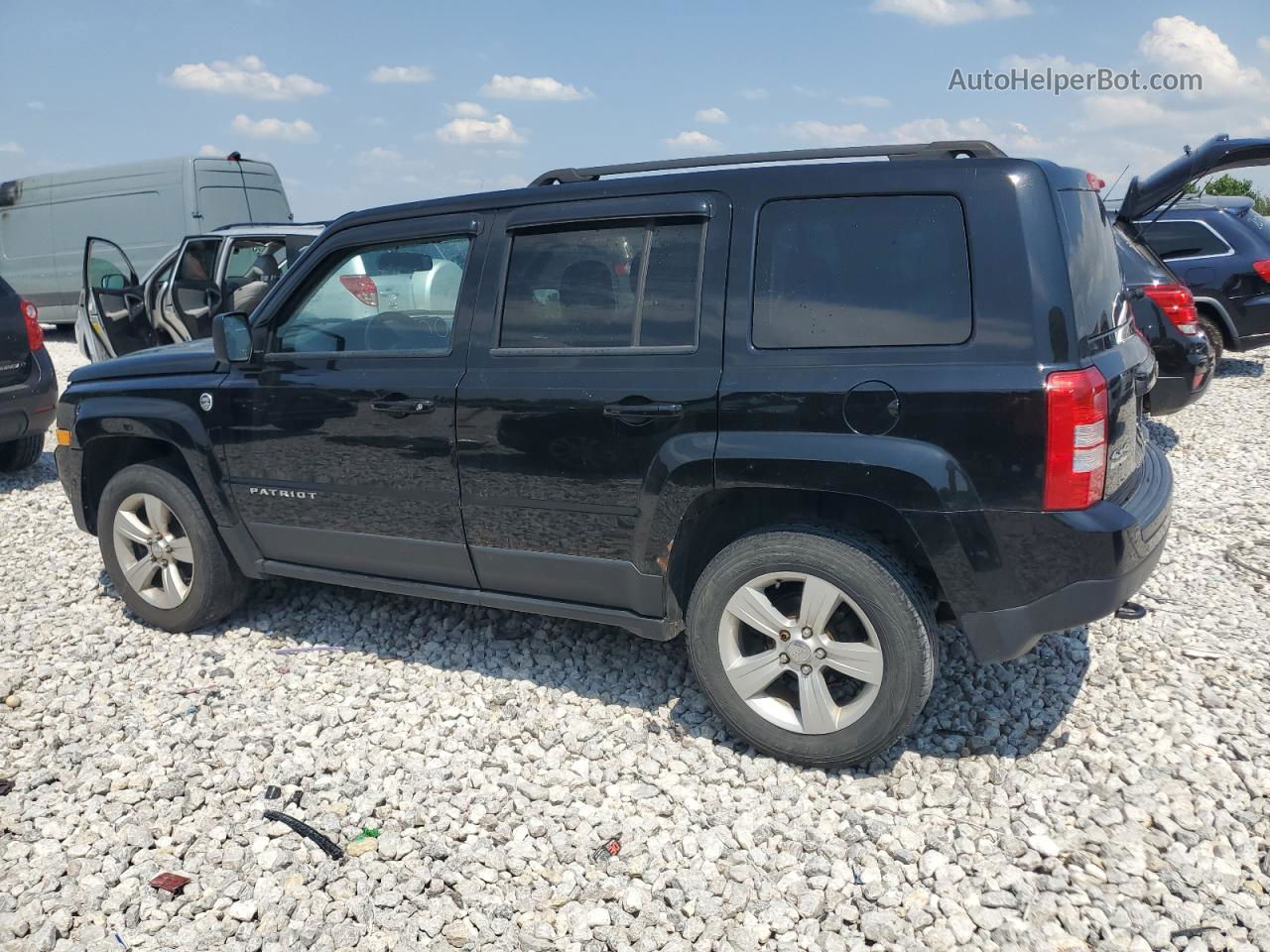 2014 Jeep Patriot Latitude Black vin: 1C4NJRFB3ED809752