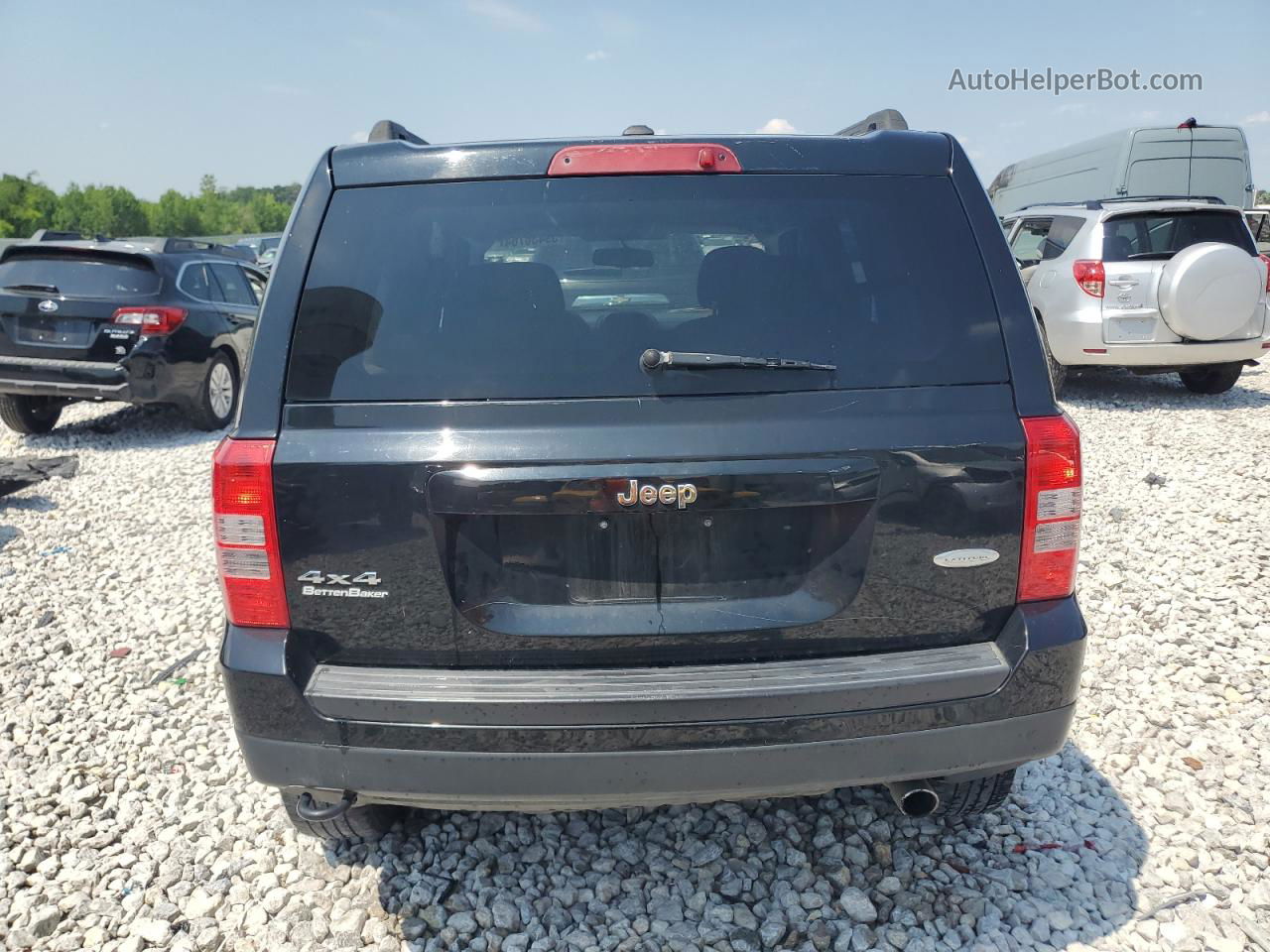 2014 Jeep Patriot Latitude Черный vin: 1C4NJRFB3ED809752