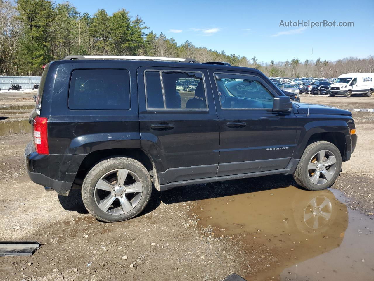 2016 Jeep Patriot Latitude Черный vin: 1C4NJRFB3GD581156