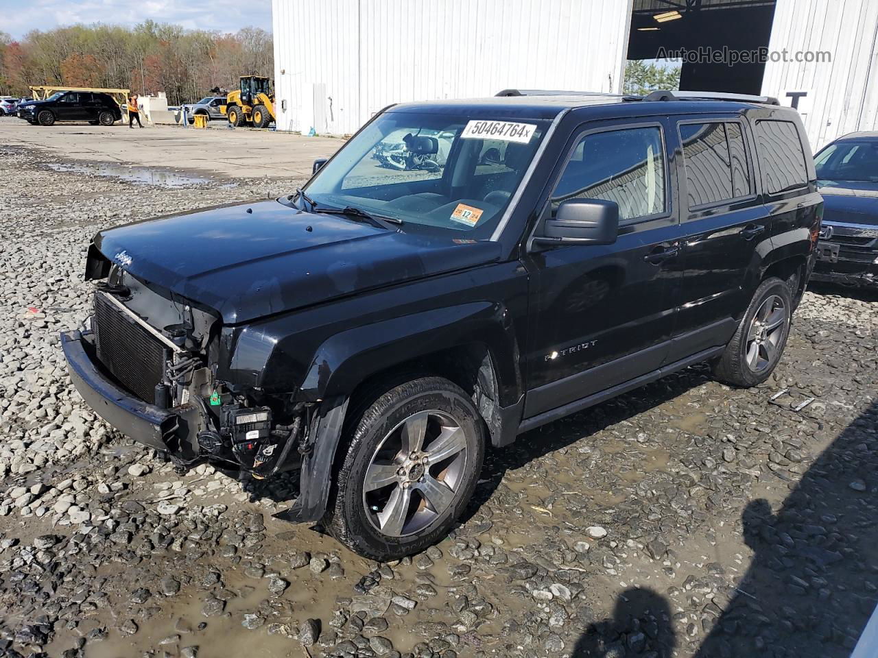 2016 Jeep Patriot Latitude Black vin: 1C4NJRFB3GD586177