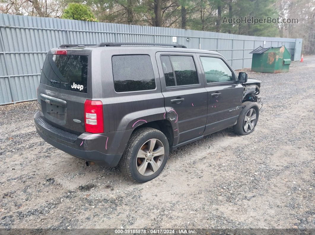 2016 Jeep Patriot Latitude Gray vin: 1C4NJRFB3GD596322