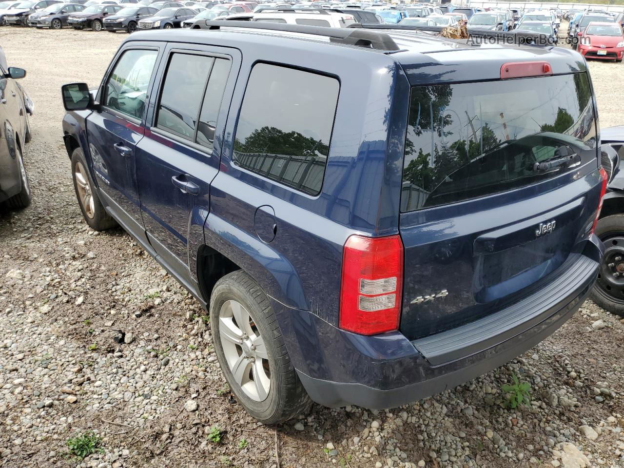 2016 Jeep Patriot Latitude Синий vin: 1C4NJRFB3GD654011