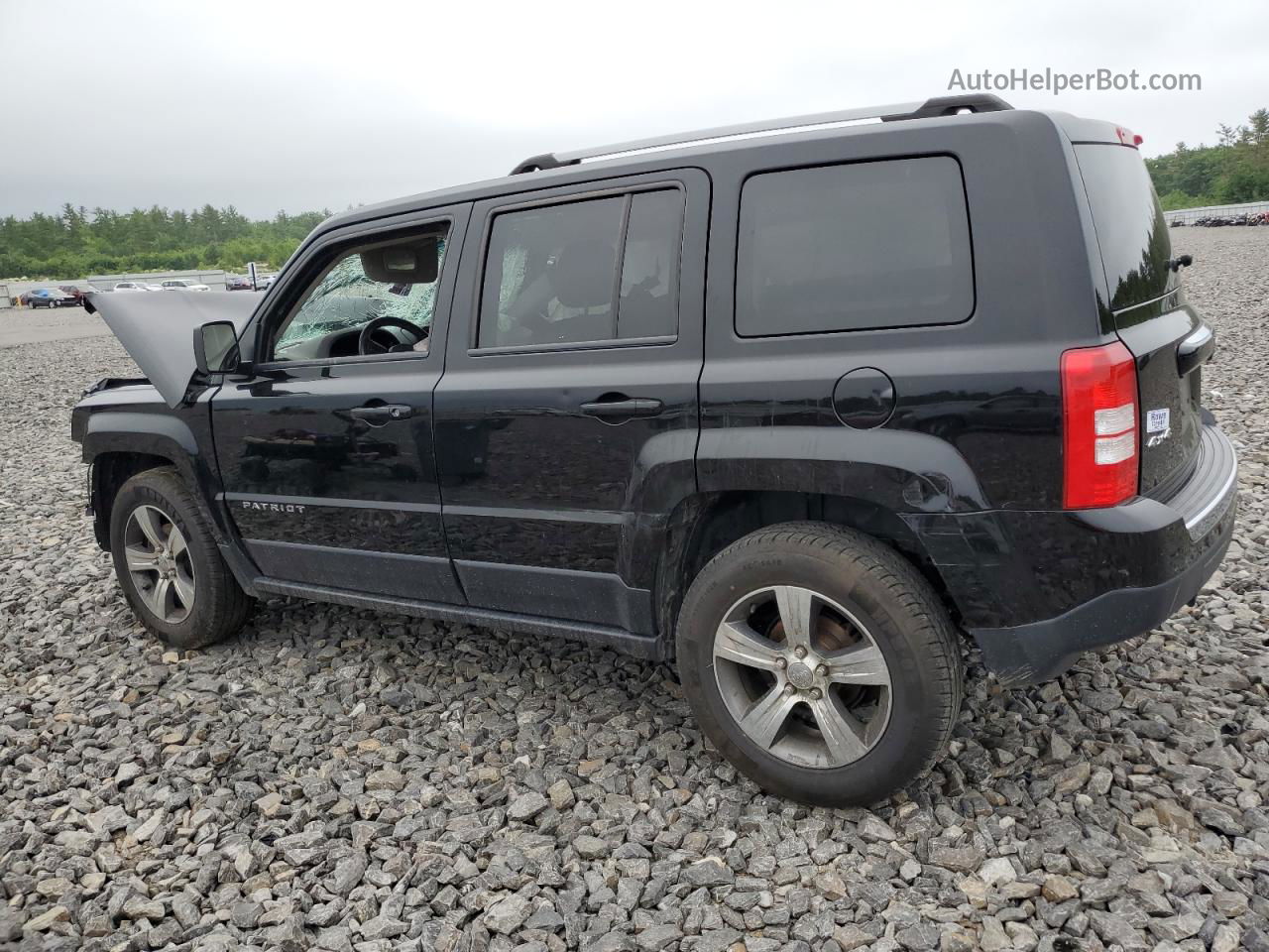 2016 Jeep Patriot Latitude Черный vin: 1C4NJRFB3GD654512