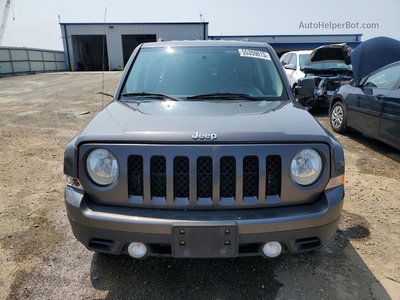 2016 Jeep Patriot Latitude Серый vin: 1C4NJRFB3GD718421