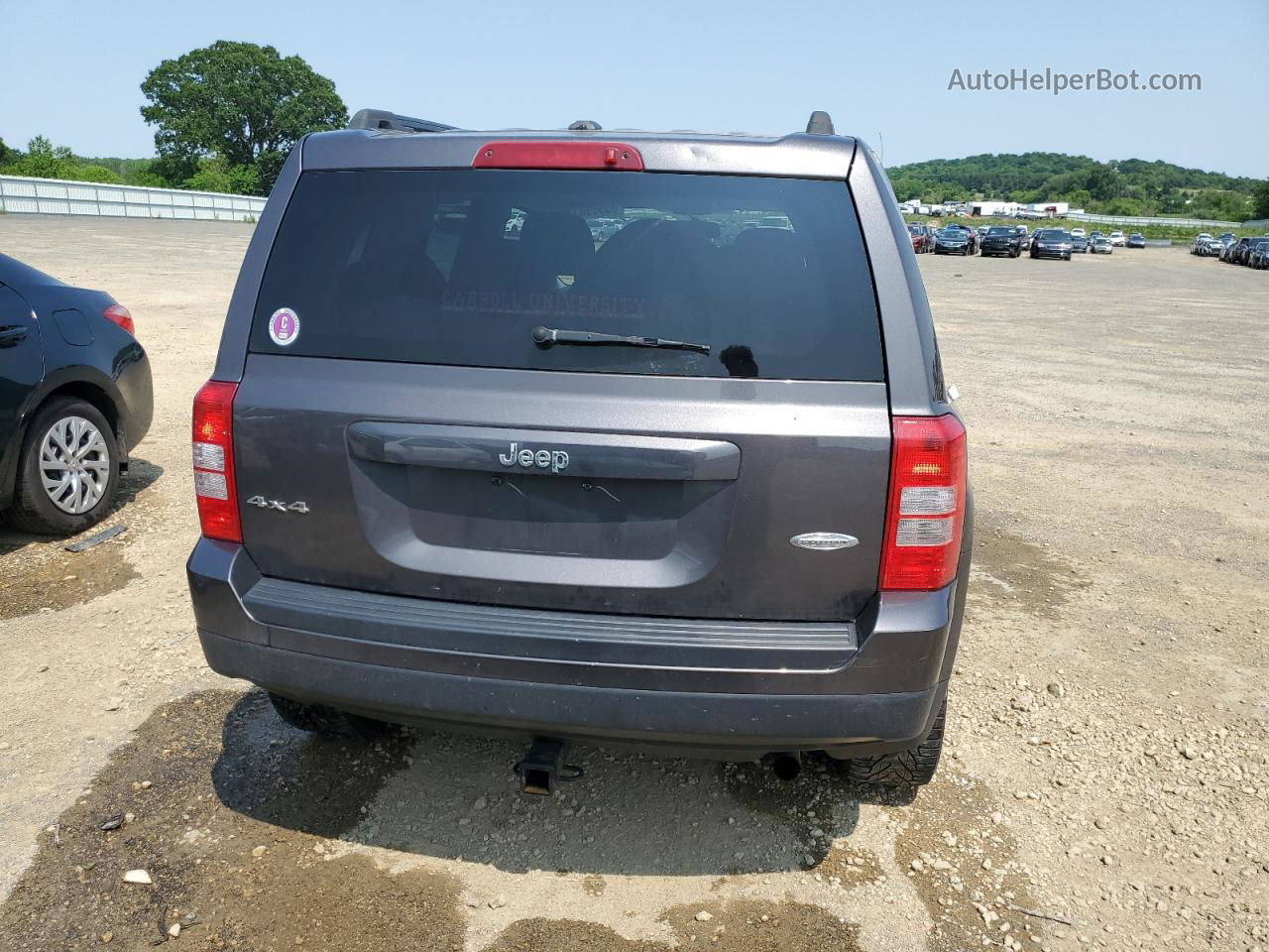 2016 Jeep Patriot Latitude Серый vin: 1C4NJRFB3GD718421