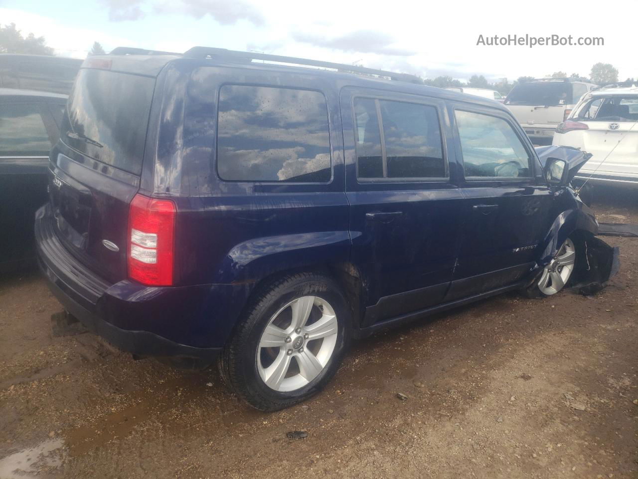 2016 Jeep Patriot Latitude Blue vin: 1C4NJRFB3GD758434