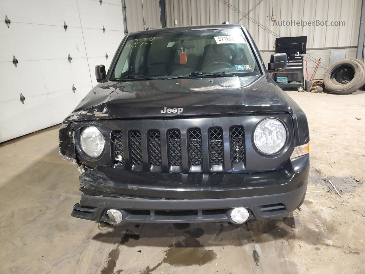 2014 Jeep Patriot Latitude Black vin: 1C4NJRFB4ED562273